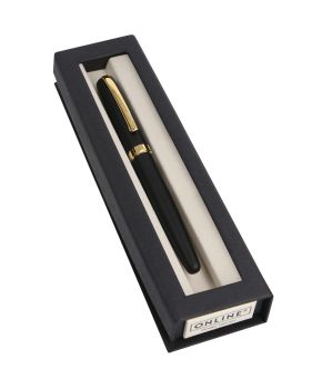 ONLINE Füllhalter Eleganza M 34595 black/gold, slimsy box