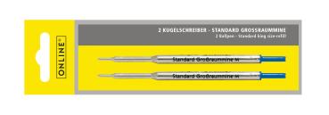 Online kugelschreiber-minen m 40003/3 blau 2 stück - Online-40003-3-4014421400031-02