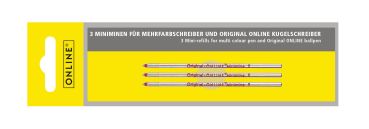 ONLINE Kugelschreiber-Minen M 40013/3 rot Red