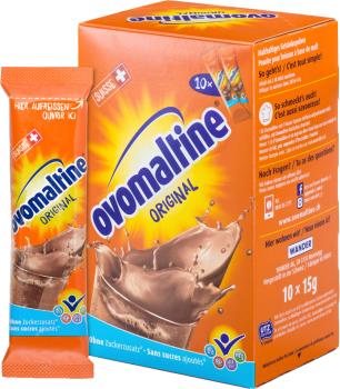 OVOMALTINE Pulver Stick o/Zucker 8810 10x15g