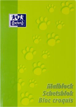 OXFORD Malblock A4 100050303 blanko,90g 100 Blatt