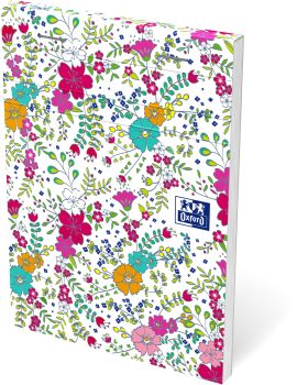 OXFORD Notizblock ForMe Floral A6 400094827 liniert 6mm, 90g 80 Blatt