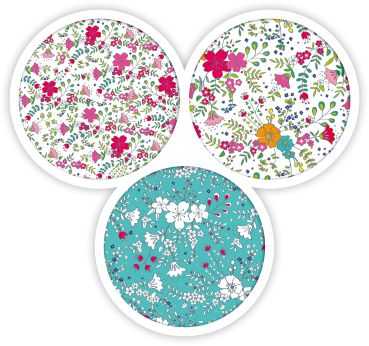 OXFORD Spiralbuch ForMe Floral A5 400094951 kariert 5x5mm, 90g 60 Blatt