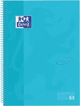 OXFORD Spiralbuch A4+ 400138327 liniert, pastellblau 80 Blatt