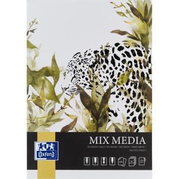 OXFORD Skizzenblock Mixed Media A4 400166123 blanko, 225g 25 Blatt