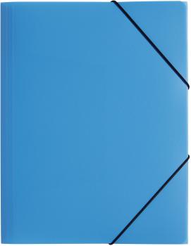 PAGNA Gummizugmappe Trend PP A4 21613-13 3 Klappen blau