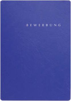 PAGNA Bewerbungsmappe Select 22002-02 blau, 3-teilig