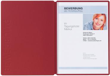 PAGNA Bewerbungsmappe A4 22006-01 rot