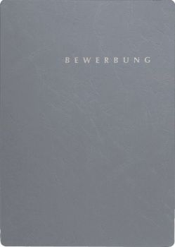 PAGNA Bewerbungsmappe Select A4 22016-06 grau 3 Stück