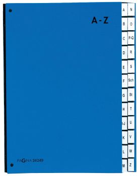 PAGNA Pultordner Color A4 24249-02 blau, A-Z