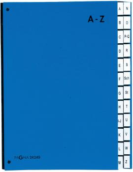 PAGNA Pultordner Color A4 24249-02 blau, A-Z