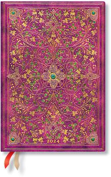 PAPERBLANKS Agenda Diamantenes Thron. 2024 DH0880-4 1T/1S Midi 12M DE 13x18cm