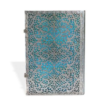 PAPERBLANKS Notizbuch Maya Blau 210x300mm PB25597 blanko 240 Seiten