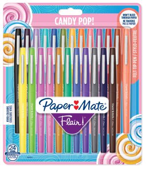 PAPERMATE Faserschreiber Flair M 1985617 24 Stück ass. Candy Pop