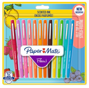 PAPERMATE Faserschreiber Flair 0.7mm 2138467 Scented, ass. 12 Stück