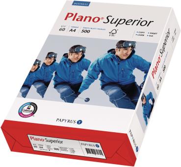 PAPYRUS Kopierpapier Plano Superior A4 88026776 weiss, 60g SB FSC 500 Blatt