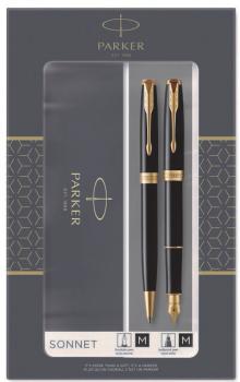 PARKER Geschenkset 2093371 SONNET Black Lacquer G.C.