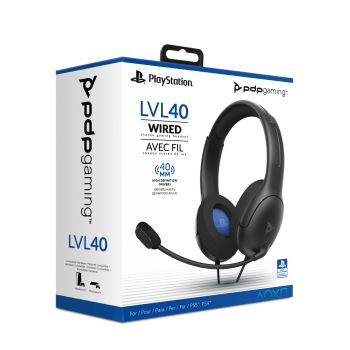 PDP LVL40 Stereo Headset black 051-108-EU for PS4/5