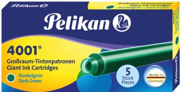 PELIKAN Tintenpatronen GTP/5 300070 grün 5 Stück