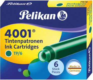 PELIKAN Tintenpatronen TP/6 300087 grün 6 Stück