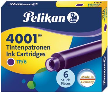 PELIKAN Tinte 4001 TP/6 301697 violett 6 Stück