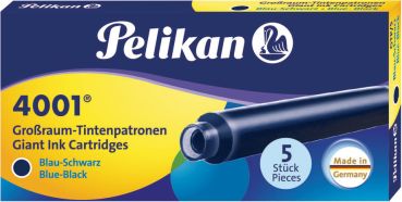 PELIKAN Tinte 4001 GTP/5 310607 blauschwarz 5 Stück