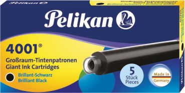 PELIKAN Tinte 4001 GTP/5 310615 brillantschwarz 5 Stück