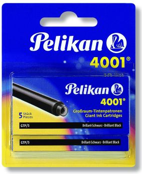 PELIKAN Tintenpatronen GTP/5/2/B 330860 schwarz, 2x5 Stück