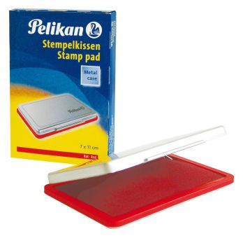 PELIKAN Metall-Stempelkissen rot 331025 Gr.2 11x7cm