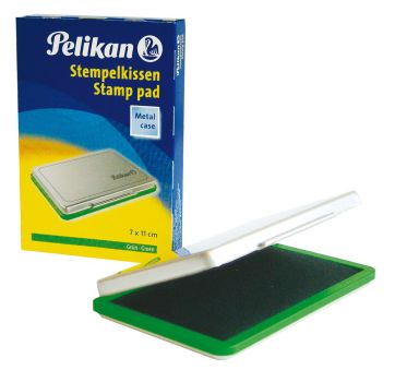 PELIKAN Metall-Stempelkissen grün 331033 Gr.2 11x7cm