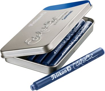 PELIKAN Tintenpatrone Edelstein 339630 blau 6 Stück