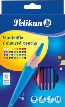 PELIKAN Buntstifte sechseckig 700139 36 Farben