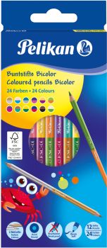 PELIKAN Buntstifte Bicolor 700146 12 Stiften