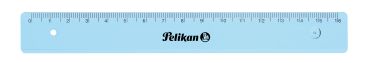 PELIKAN Lineal 16cm 700481 transparent blau