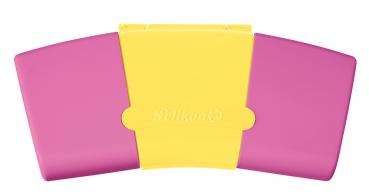 PELIKAN Deckfarbkasten ProColor 735 724575 12 Farben, gelb/pink