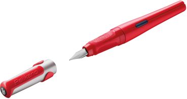 PELIKAN Füllhalter Pelikano P480 A 802994 rot, für Rechtshänder