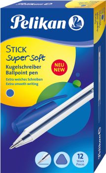 PELIKAN Kugelschreiber Stick super 1mm 804387 blau