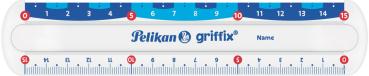 PELIKAN Lineal Griffix 15cm 822275 transparent