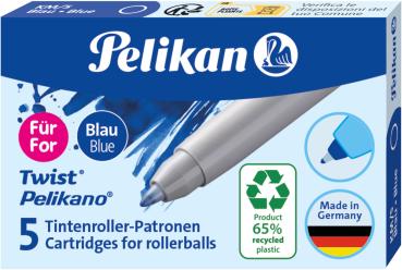 PELIKAN Patrone Tintenroller ECO 824682 blau