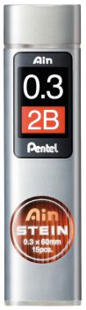 PENTEL Minen AINSTEIN 2B C273-2BO 0,3mm 15 Stück