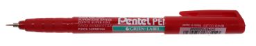 PENTEL Super Fine Green Label 0,4mm NMF50-BO rot