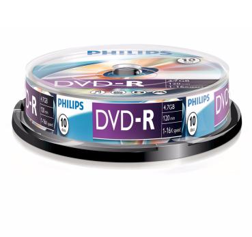 PHILIPS DVD-R DM4S6B10F/00 10er Spindel