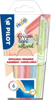 PILOT FriXion Light 3.3-4mm 170.007.97 natural - assortiert 6 Stück