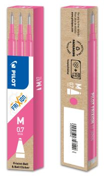 PILOT Mine FriXion Refill BLS-FR7-P-S3 pink, 3er Set