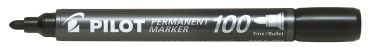 PILOT Permanent Marker 100 1mm SCA-100-B Rundspitze schwarz