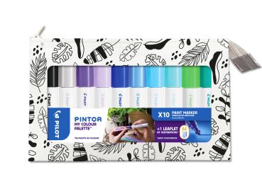 PILOT Marker Pintor Set 1.4mm WLT572541 Color Palette/Cool 10 Stk.