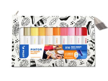 PILOT Marker Pintor Set 1.4mm WLT572558 Color Palette/Warm 10 Stk.