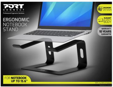 Port ergonomic notebook stand 901103 alu, from 10 to 15.6 inch - Port-901103-3567049011031-09.jpg