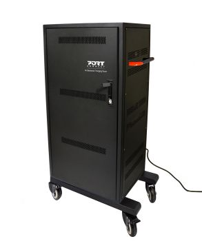 PORT Charging Cabinet 901955 30 Tablets, Black