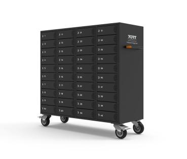 PORT Charging Cabinet Indiv.Doors 901969 40 Tablets/Notebooks